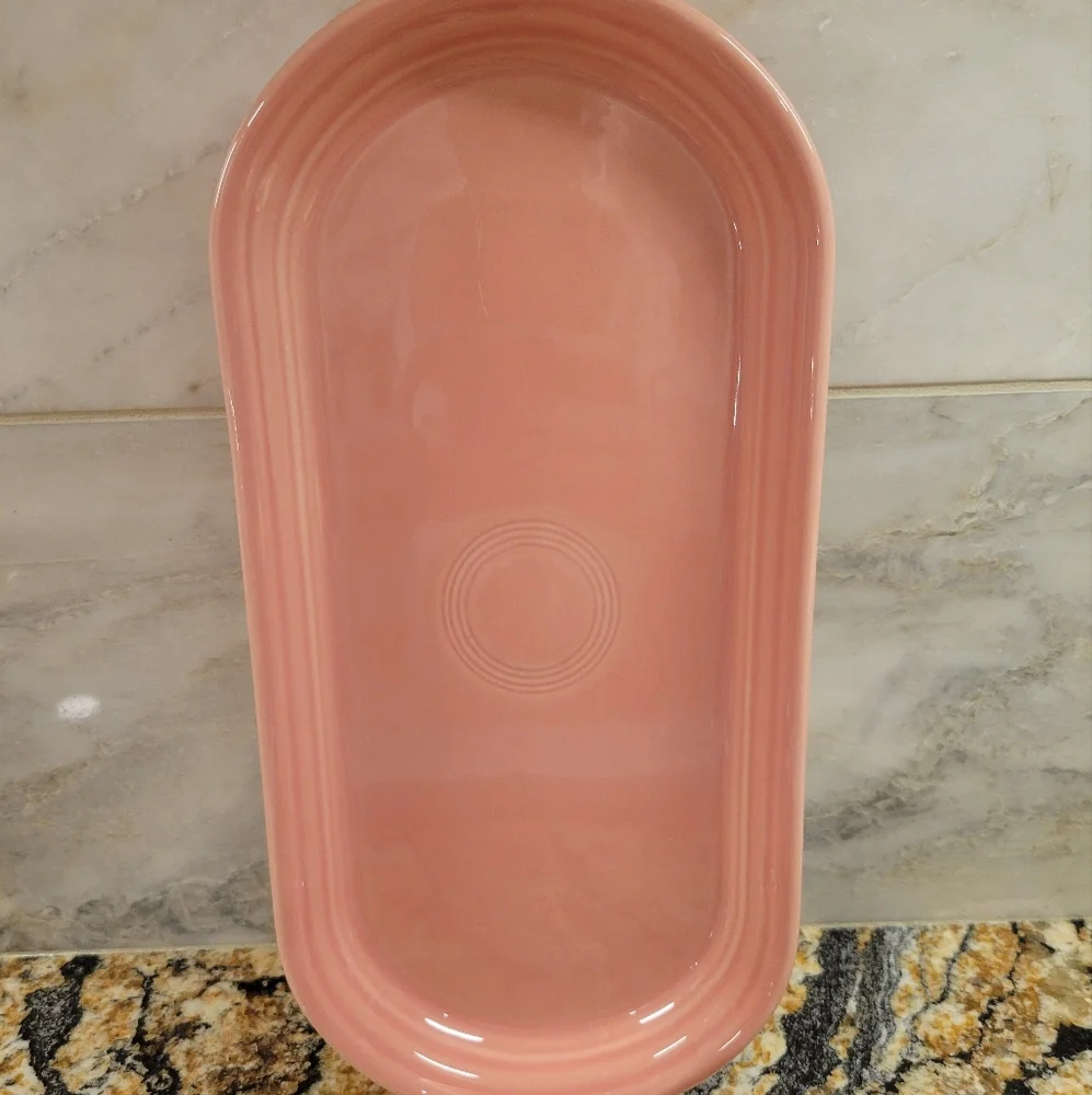 Fiesta Peony Bread Tray